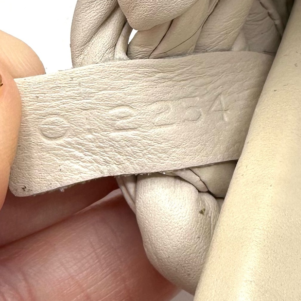 Chloé Kacey Braided Leather Mule in Eggshell Cream - Picture 11 of 11
